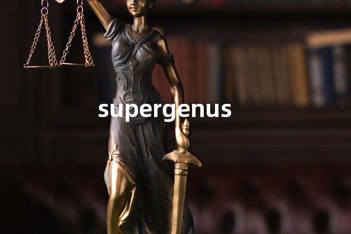 supergenus单词图解，单词释义场景配图