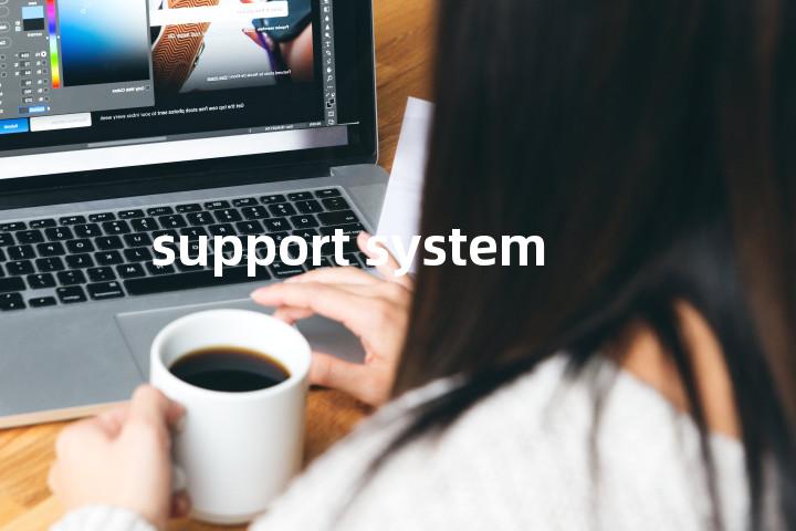 support system单词图解，单词释义场景配图