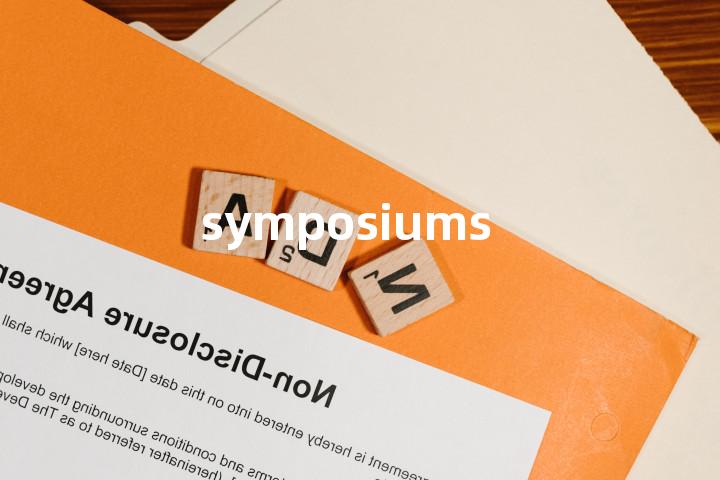 symposiums单词图解，单词释义场景配图