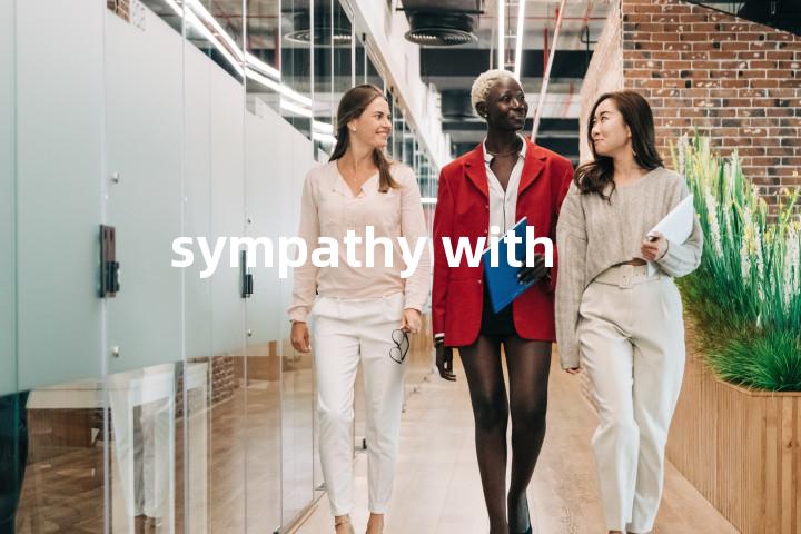 sympathy with单词图解，单词释义场景配图