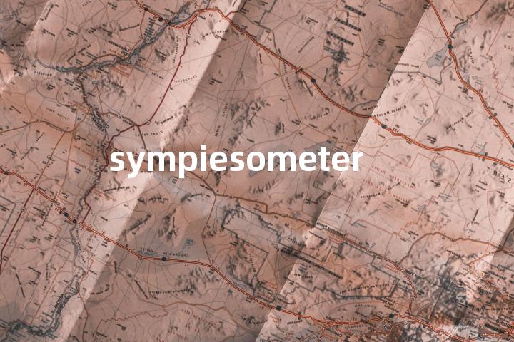 sympiesometer单词图解，单词释义场景配图