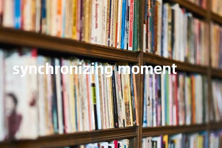 synchronizing moment单词图解，单词释义场景配图