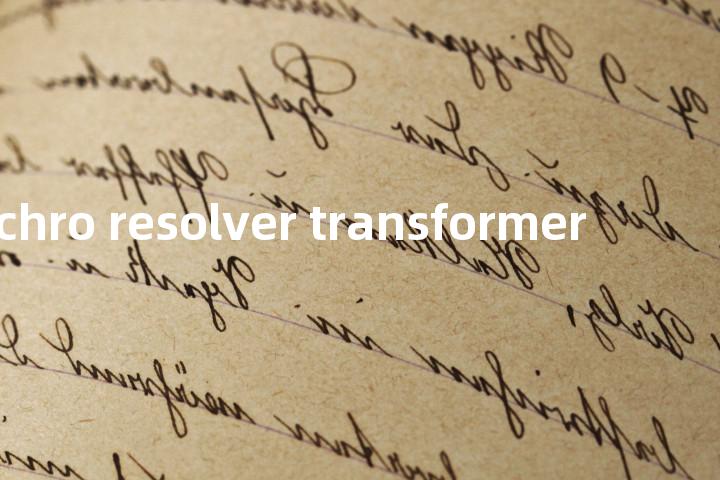 synchro resolver transformer单词图解，单词释义场景配图