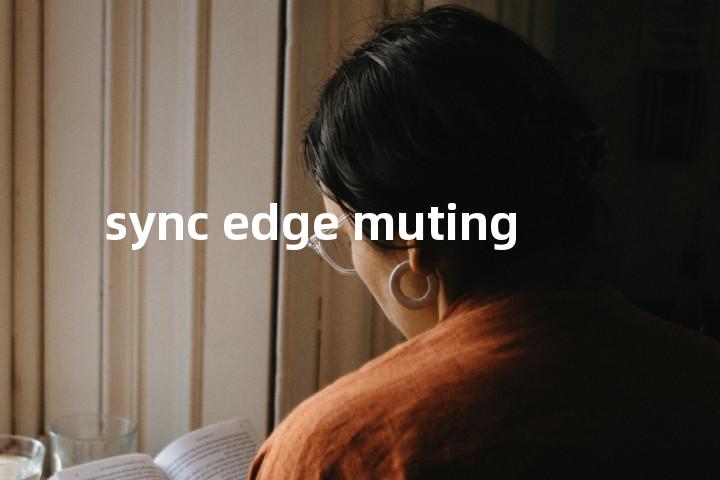 sync edge muting单词图解，单词释义场景配图