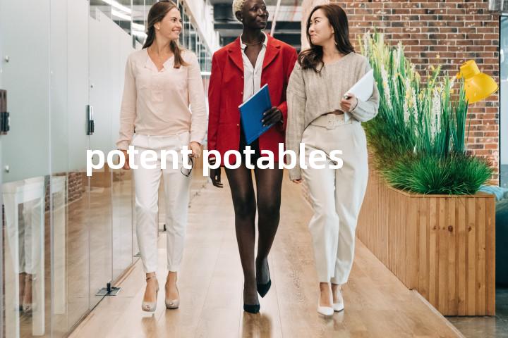 potent potables单词图解，单词释义场景配图