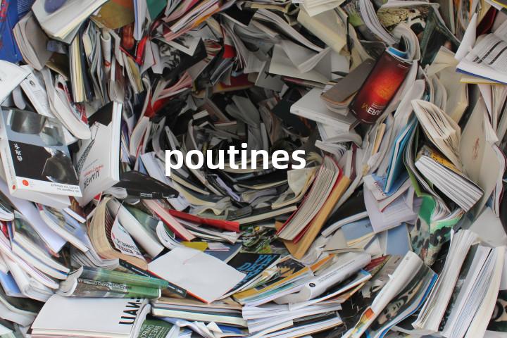 poutines单词图解，单词释义场景配图