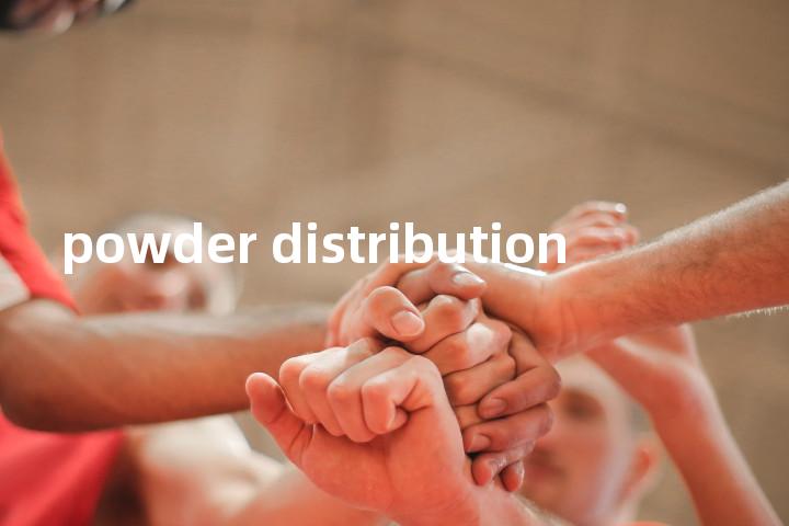 powder distribution单词图解，单词释义场景配图