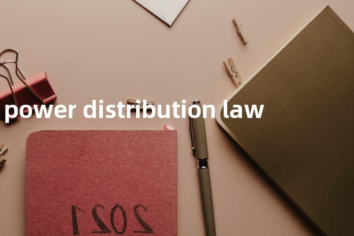 power distribution law单词图解，单词释义场景配图