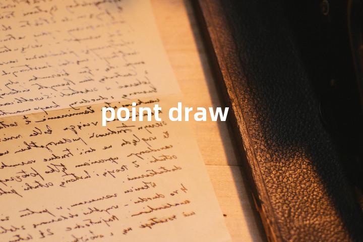 point draw单词图解，单词释义场景配图
