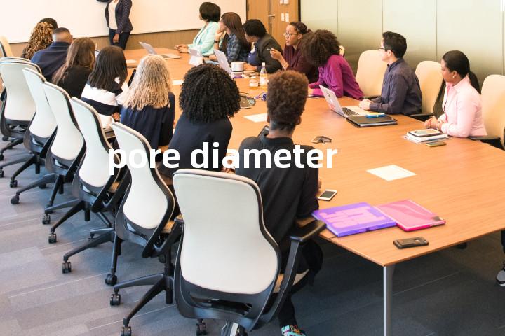 pore diameter单词图解，单词释义场景配图