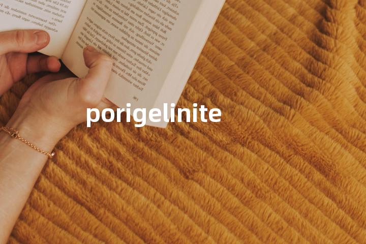 porigelinite单词图解，单词释义场景配图
