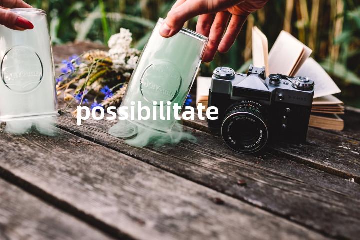 possibilitate单词图解，单词释义场景配图