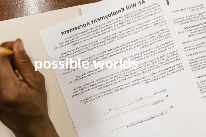 possible worlds单词图解，单词释义场景配图
