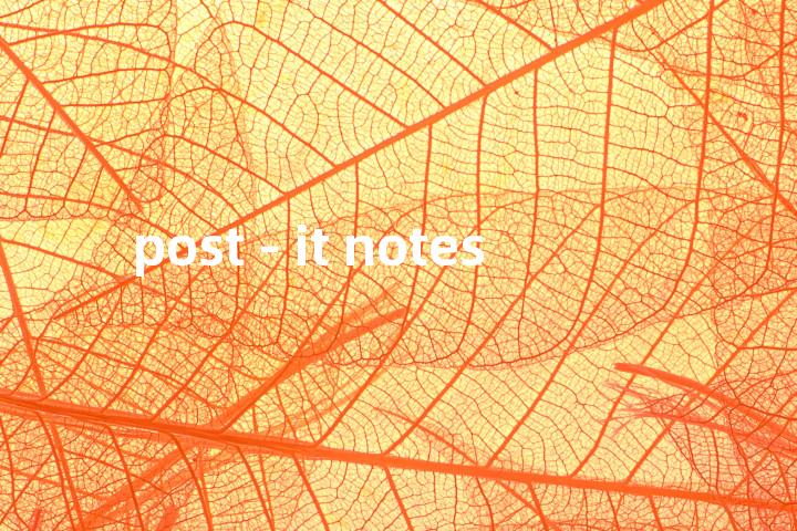 post - it notes单词图解，单词释义场景配图