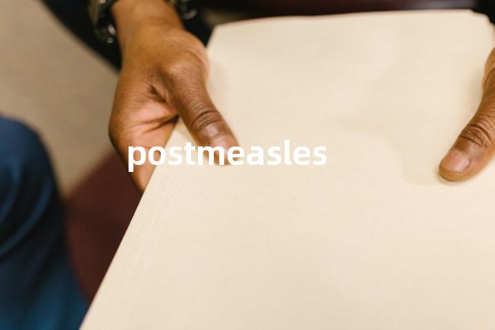 postmeasles单词图解，单词释义场景配图
