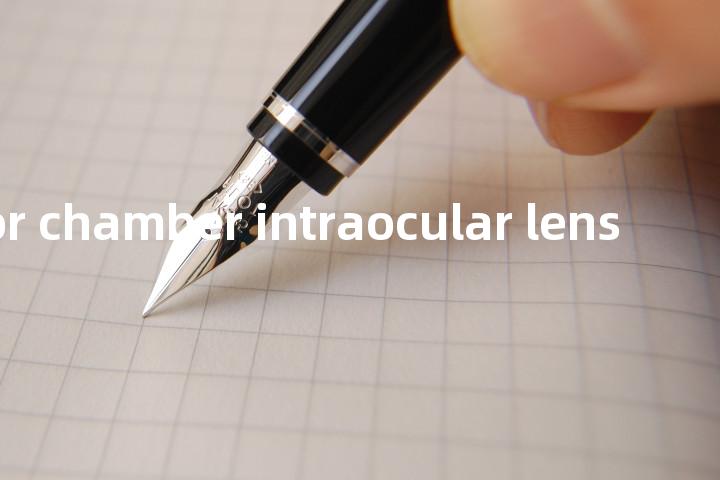 posterior chamber intraocular lens单词图解，单词释义场景配图