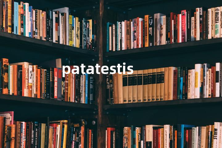 patatestis单词图解，单词释义场景配图
