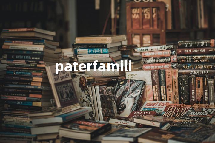 paterfamilias