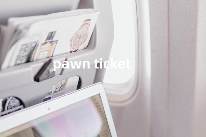 pawn ticket单词图解，单词释义场景配图