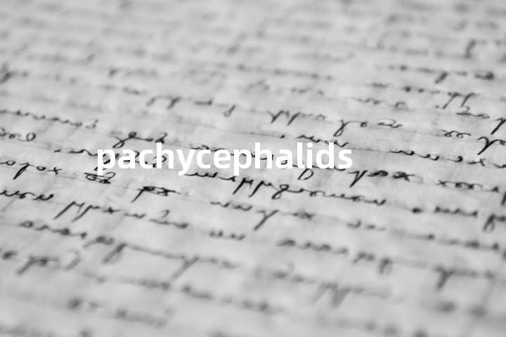 pachycephalids单词图解，单词释义场景配图