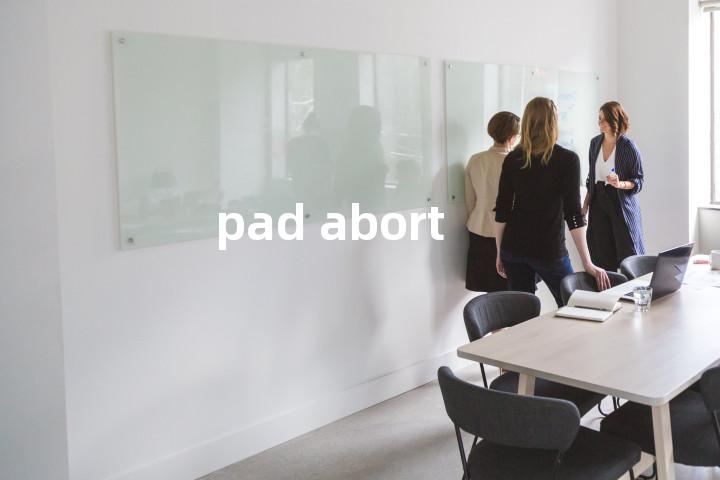 pad abort单词图解，单词释义场景配图