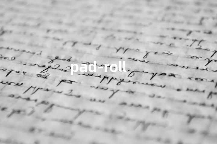pad-roll单词图解，单词释义场景配图