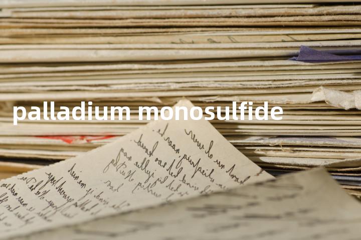 palladium monosulfide单词图解，单词释义场景配图