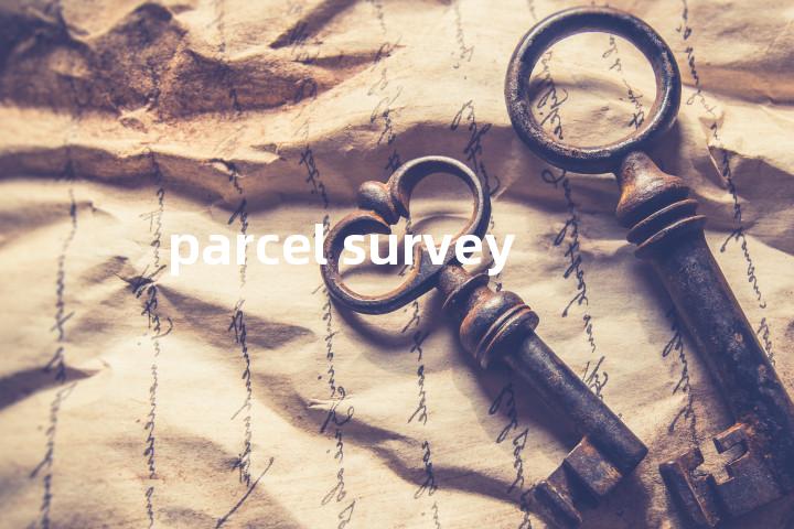parcel survey单词图解，单词释义场景配图