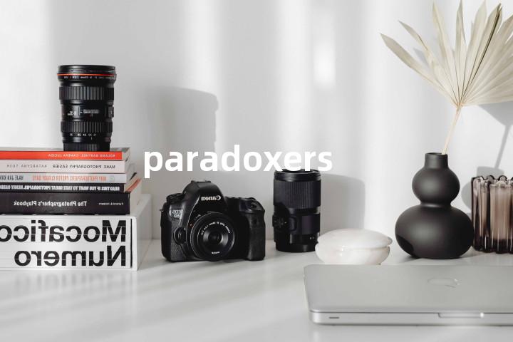 paradoxers单词图解，单词释义场景配图