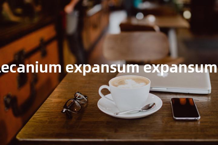 paralecanium expansum expansum单词图解，单词释义场景配图