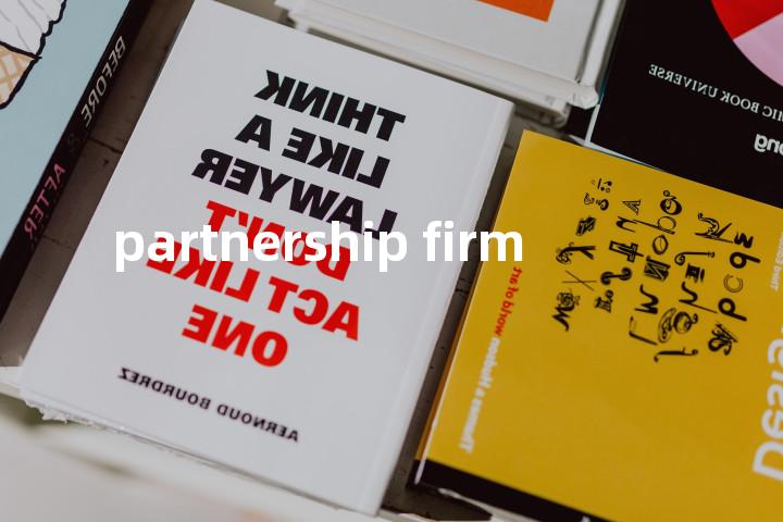 partnership firm单词图解，单词释义场景配图
