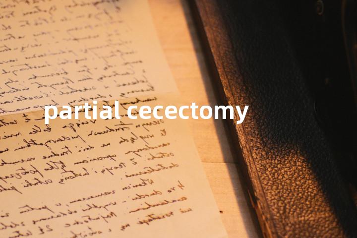 partial cecectomy单词图解，单词释义场景配图