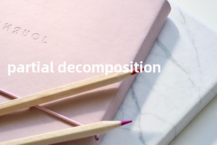 partial decomposition单词图解，单词释义场景配图