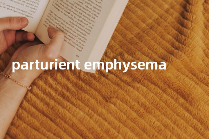 parturient emphysema单词图解，单词释义场景配图