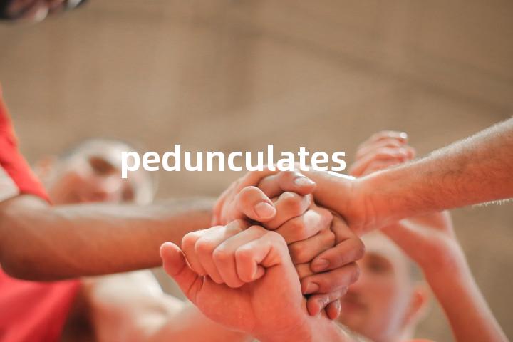 pedunculates单词图解，单词释义场景配图