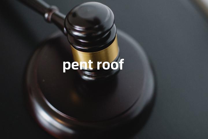 pent roof单词图解，单词释义场景配图