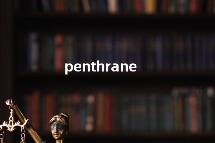 penthrane单词图解，单词释义场景配图