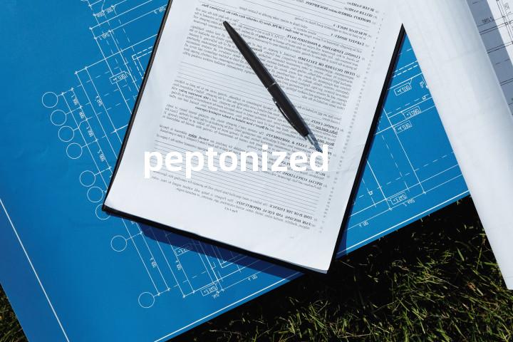 peptonized单词图解，单词释义场景配图