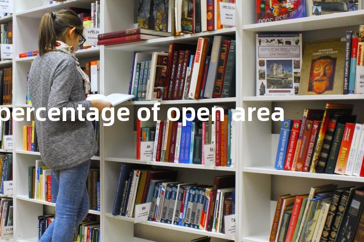 percentage of open area单词图解，单词释义场景配图