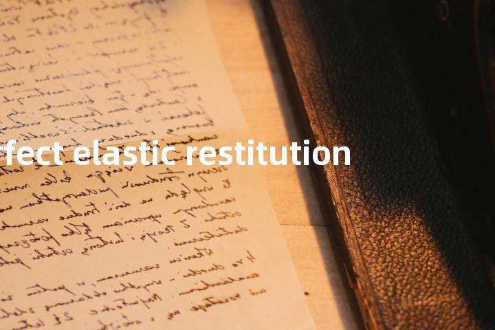 perfect elastic restitution单词图解，单词释义场景配图