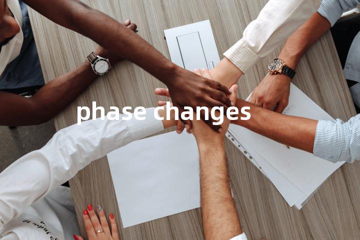 phase changes单词图解，单词释义场景配图