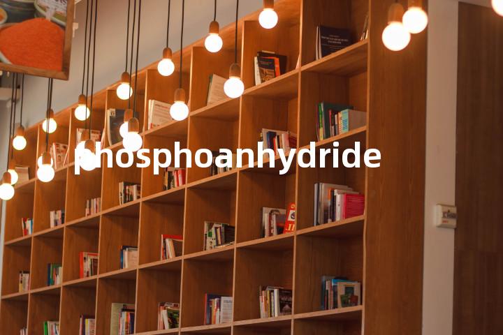 phosphoanhydride单词图解，单词释义场景配图