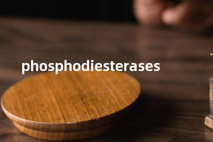 phosphodiesterases单词图解，单词释义场景配图