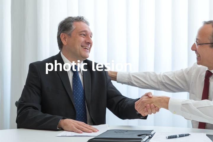 photic lesion单词图解，单词释义场景配图