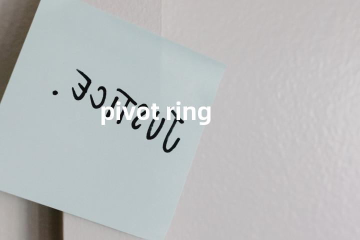 pivot ring单词图解，单词释义场景配图