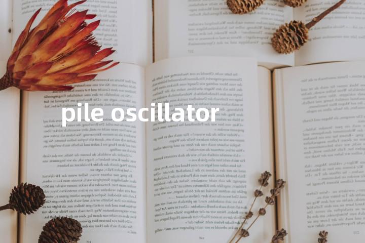pile oscillator单词图解，单词释义场景配图