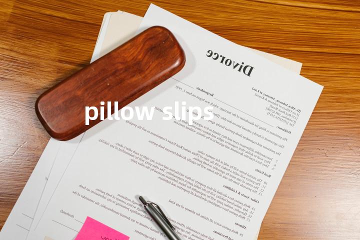 pillow slips单词图解，单词释义场景配图
