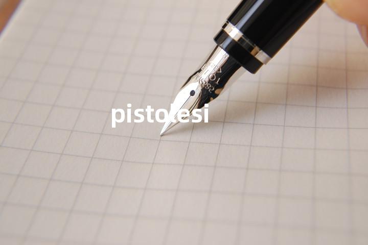 pistolesi单词图解，单词释义场景配图