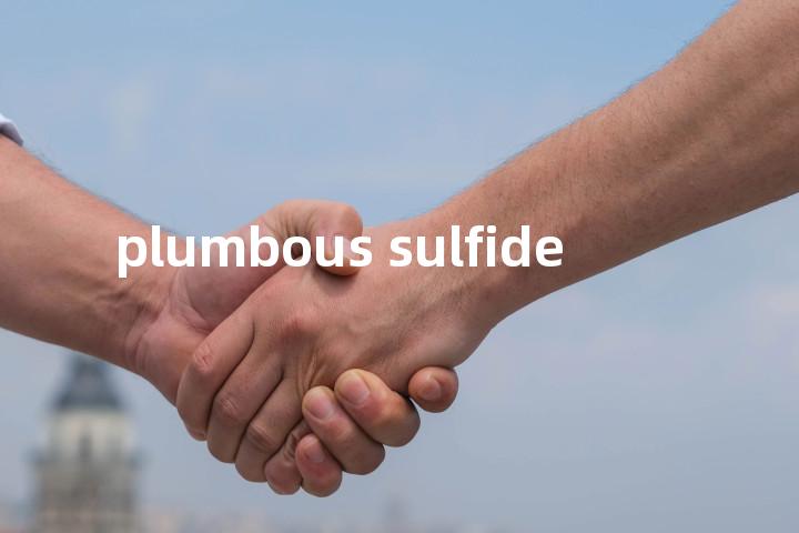 plumbous sulfide单词图解，单词释义场景配图