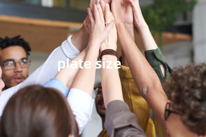plate size单词图解，单词释义场景配图